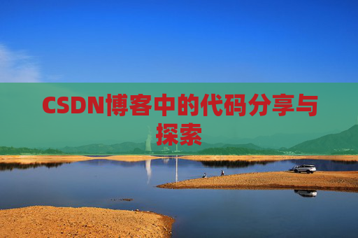 CSDN博客中的代码分享与探索